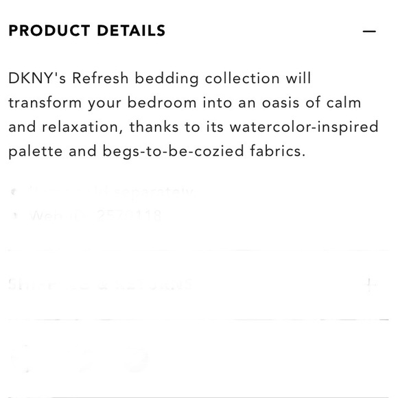 NWT DKNY King Duvet Cover, Refresh, Mist - Picture 5 of 8